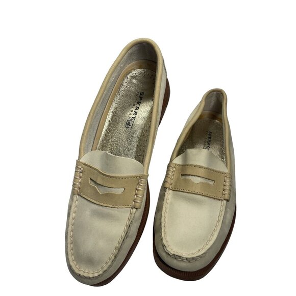 Sperry Top-Sider Shoes - Sperry Top Sider Women's Driver Leather Penny Loafers Women’s Size 7.5